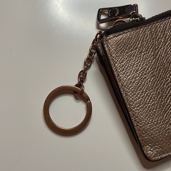 Coach Gold Key Chain/ Coin Wallet - Picture 7 of 7